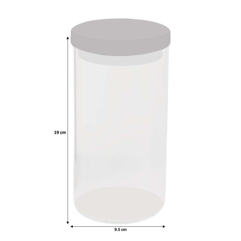 24 X STOCKHOLM Airtight Glass Canister With Cork Lid 650ml 