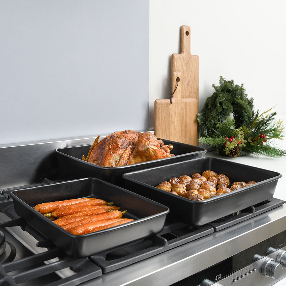 ProCook Non-Stick Roasting Tins 3 Piece Set