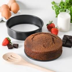 Main image for image of Non-Stick Loose Bottom Shallow Cake Tin 2 Piece Set 15cm / 6in