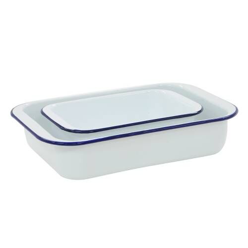 Enamel Bakeware Roasting Tin Set