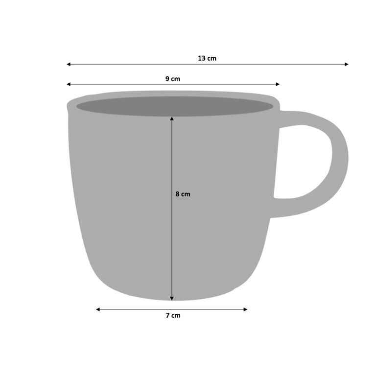 Oslo Stoneware Mug Set of 4 - 360ml | ProCook