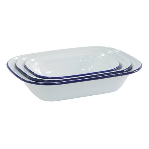 Enamel Bakeware Pie Dish Set