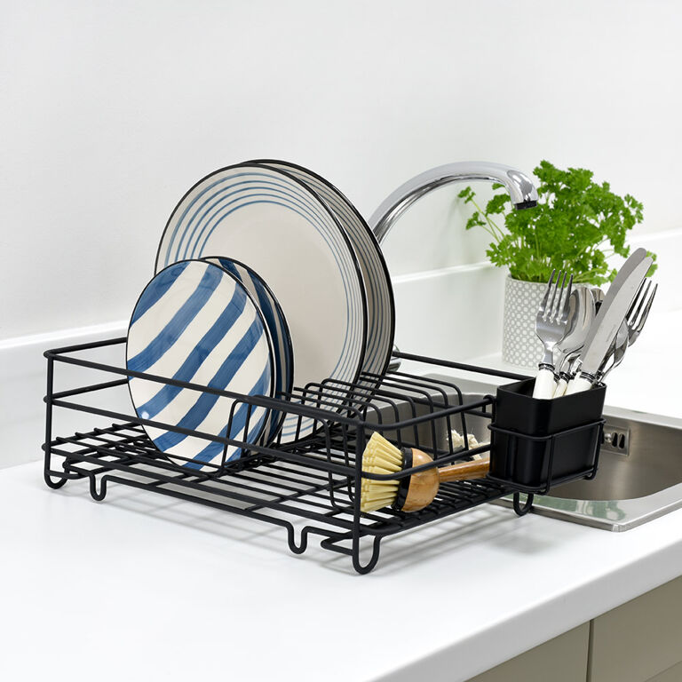 Black wire dish rack sale