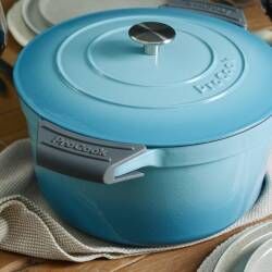 Secondary image for image of Cast Iron Handle Cover Set 2 Piece Casserole Dish