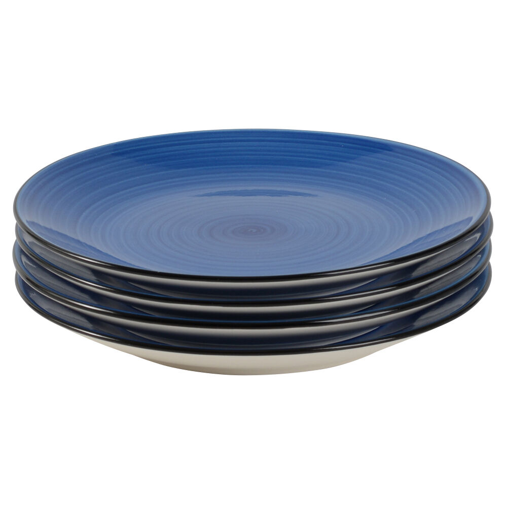 Coastal Stoneware Blue Side Plate Set of 4 - 22cm | Coastal Stoneware ...