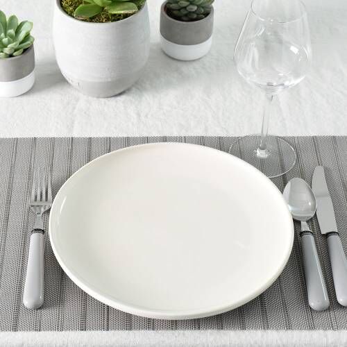 Stockholm Ivory Stoneware Dinner Plate - Set of 4 - 27cm - S2284
