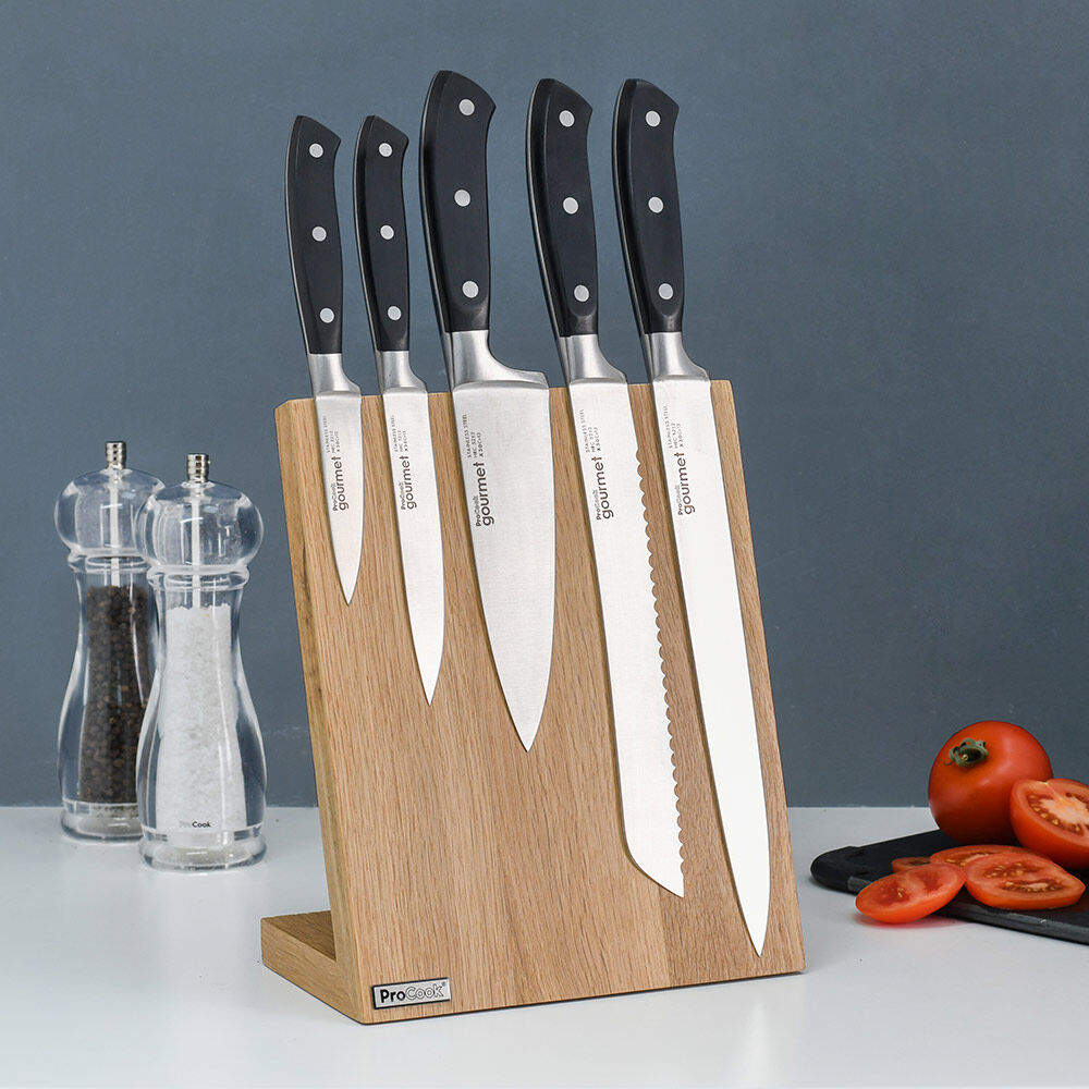 Gourmet X30 Knife Set 5 Piece and Magnetic Block