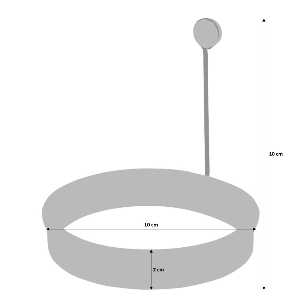 Silicone Egg Ring Set of 2 Egg Rings, Poachers and Boilers from ProCook