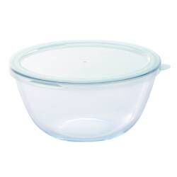 Secondary image for image of Glass Mixing Bowl with Lid 21cm