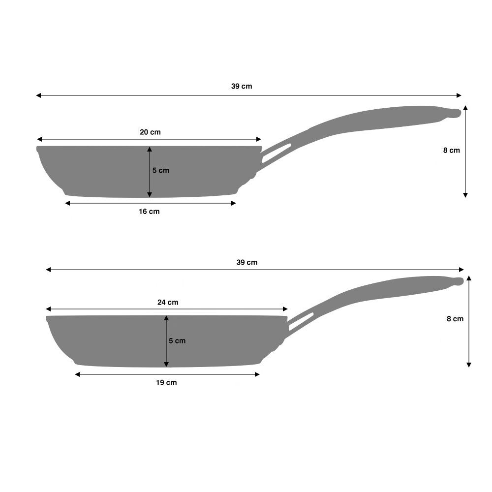 professional-stainless-steel-frying-pan-set-uncoated-20-and-24cm