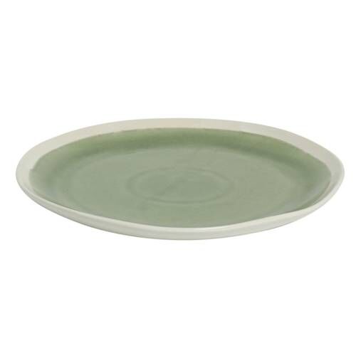 Sonoma Green Stoneware Dinner Plate