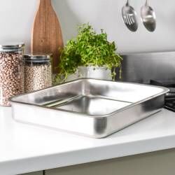 Main image for image of Stainless Steel Roasting Tin 32 x 43cm