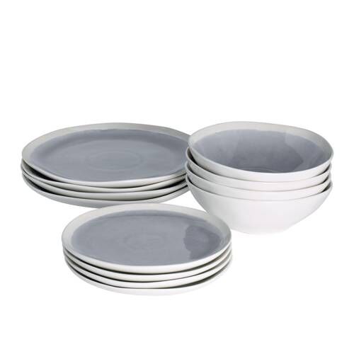 Sonoma Grey Stoneware Dinner Set