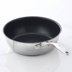 Professional Stainless Steel Sauteuse Pan - 28cm