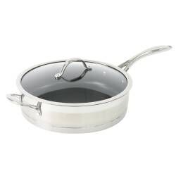 Professional Stainless Steel Saute Pan & Lid - 28cm / 4.2L