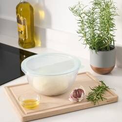 Main image for image of Glass Mixing Bowl with Lid 21cm