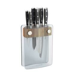 Professional X50 Knife Set - 6 Piece and Glass Block