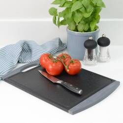 Secondary image for image of Non-Slip Chopping Board 37cm x 25cm Black Speckle