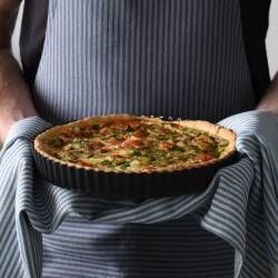Main image for image of Non-Stick Loose Bottom Quiche & Flan Tin 25cm / 10in