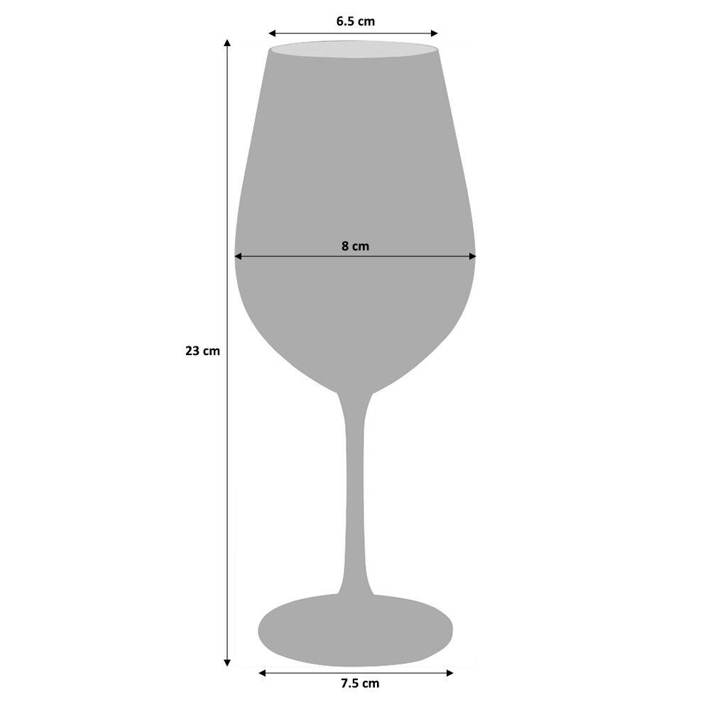 Rochelle Wine Glass Set of 4 - 520ml | Glassware from ProCook