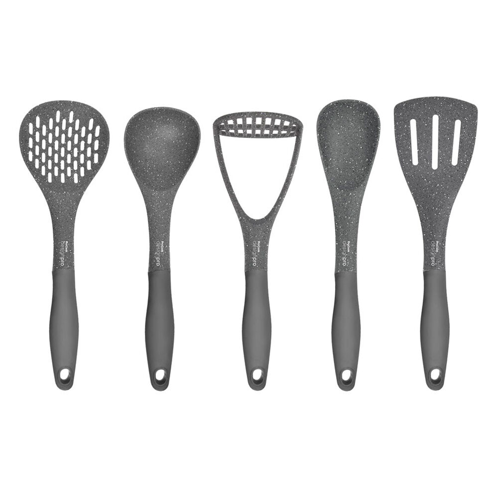 Designpro Wooden Utensil Set 4 Piece Grey Utensil Sets from ProCook