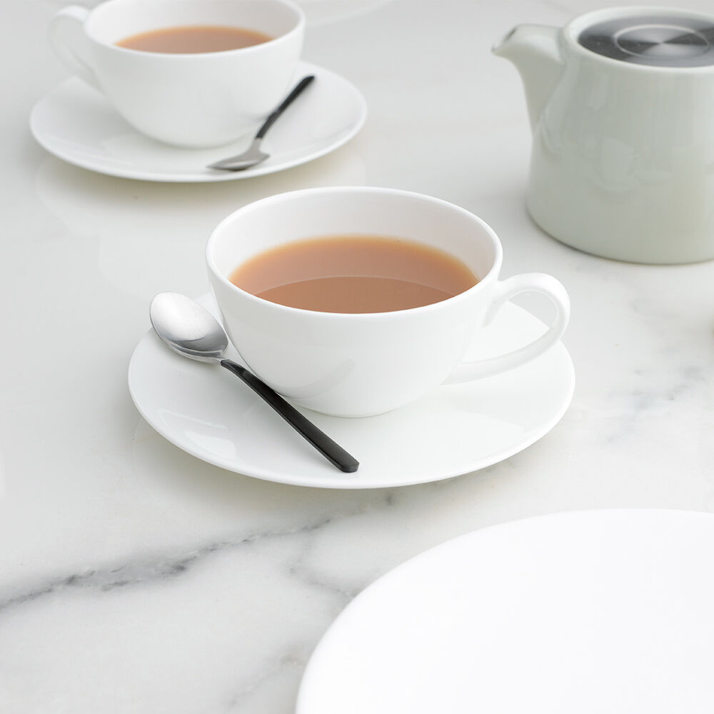 Valletta Bone China Cup and Saucer Set of 4 - 270ml