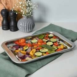 Main image for image of Stainless Steel Baking Tray 24 x 36cm