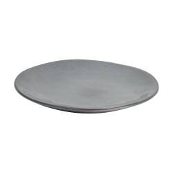 Malmo Charcoal Stoneware Side Plate - 21.5cm