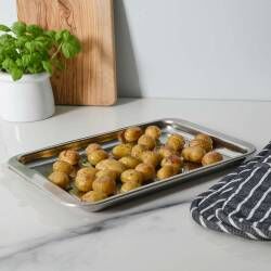 Main image for image of Stainless Steel Baking Tray 28.5 x 41cm