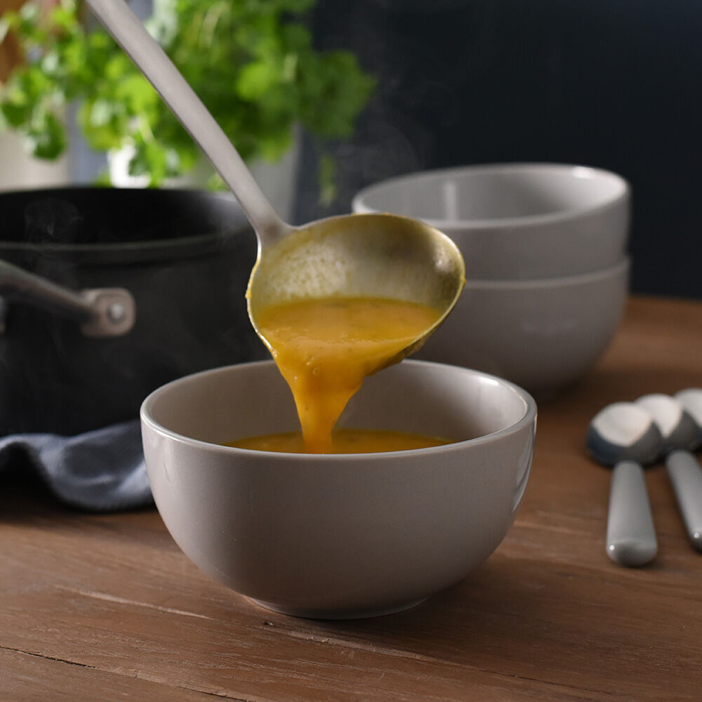 Stockholm Grey Stoneware Cereal Bowl Set of 4 - 15.5cm
