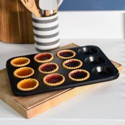 Main image for image of Non-Stick Shallow Bun Sheet 12 Cup