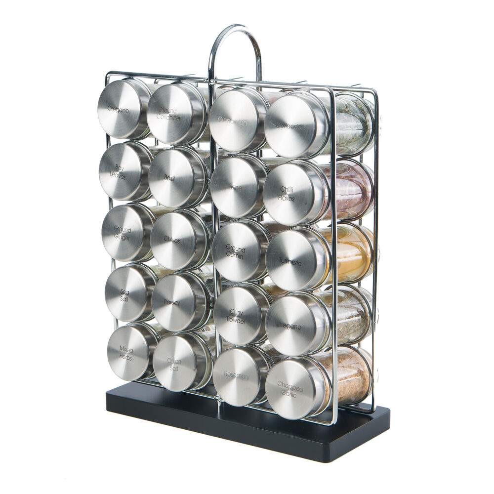 ProCook Contemporary Spice Rack 20 Jars | ProCook