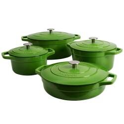 Green Cast Iron Cookware - Green Casserole Dishes | ProCook