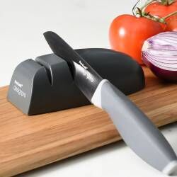 Secondary image for image of Designpro Knife Sharpener Charcoal