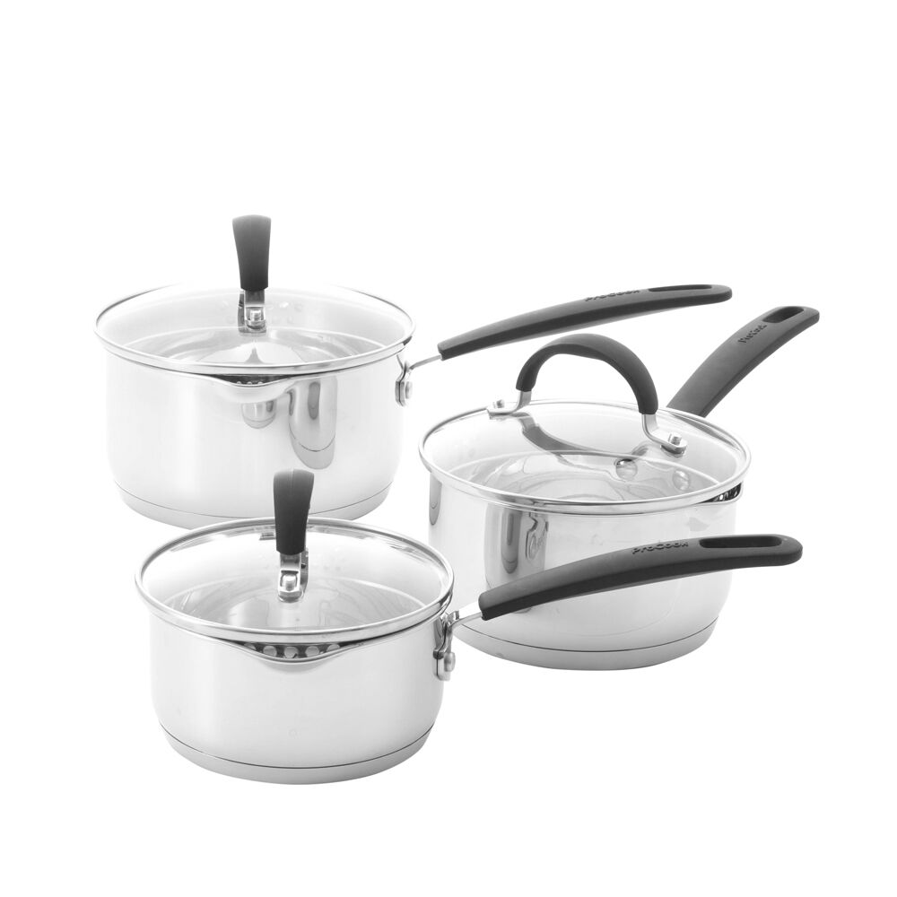 Secondary image for Gourmet Stainless Steel Saucepan Set