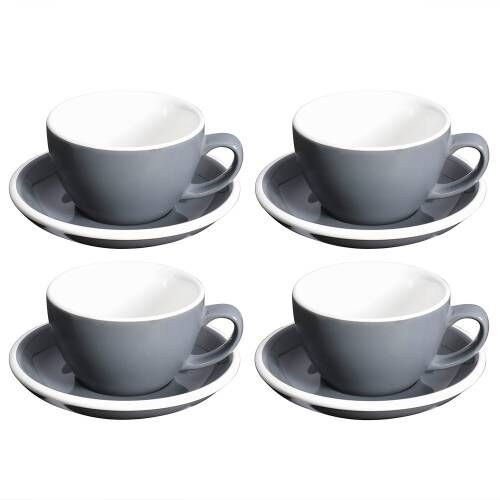 Cafe Collection Porcelain Cup and Saucer