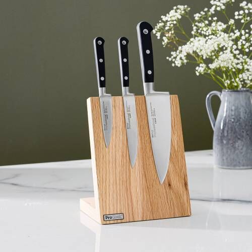 Professional X50 Chef Knife Set 3 Piece and Block