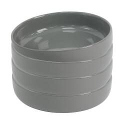 Stockholm Slate Stoneware Pasta Bowl - Set of 4 - 18.5cm