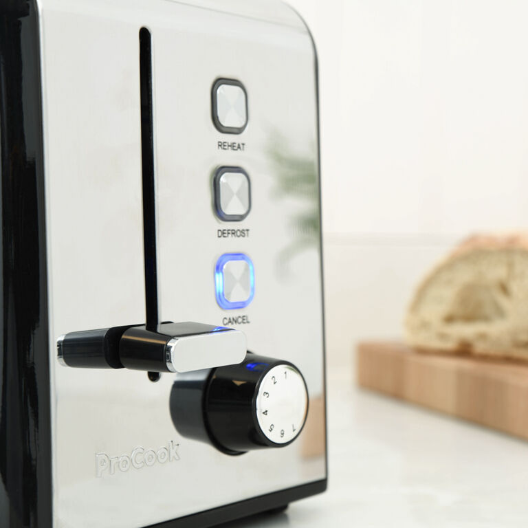 Black Kettle and Toaster Set 2 Slice ProCook