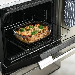 Secondary image for image of Glass Ovenware Rectangular Roasting Dish Small
