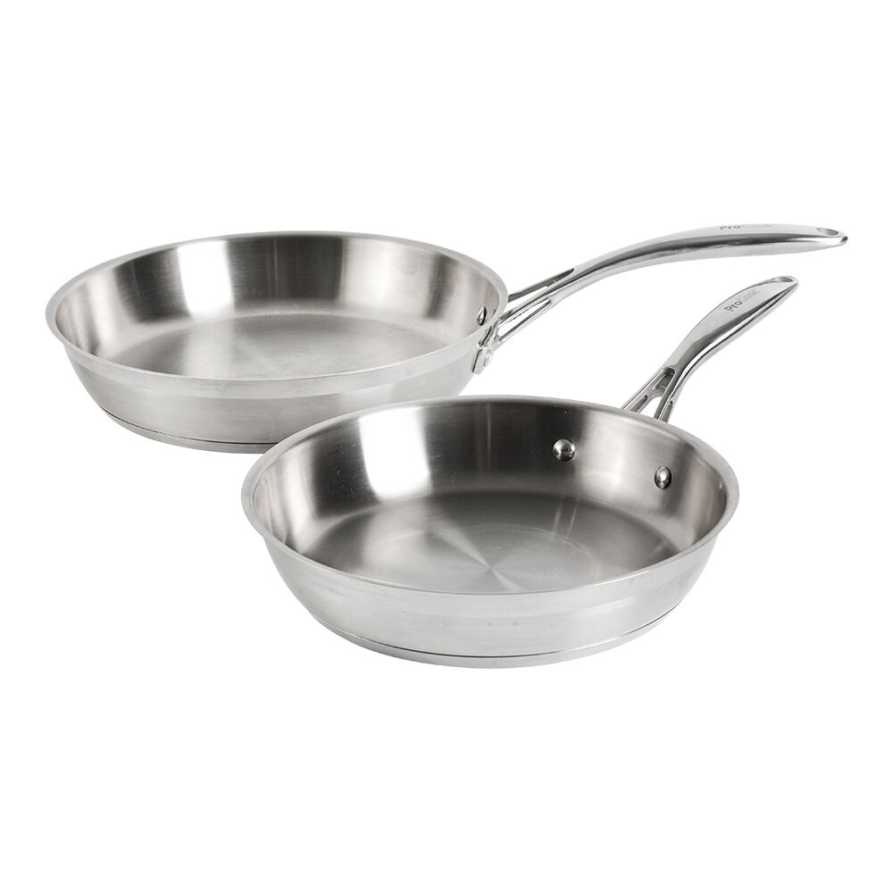 Professional Stainless Steel Frying Pan ProCook   Df9ea244e60a9344ce291cbf3f71e404 