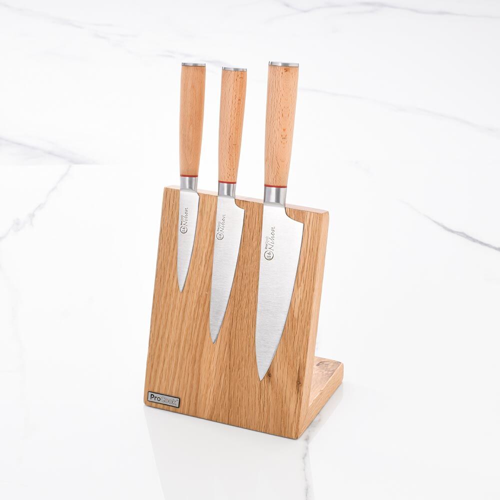 Nihon X30 Knife Set 3 Piece and Block Nihon X30 from ProCook