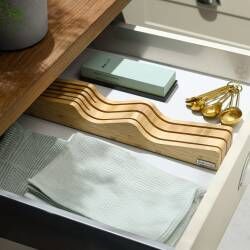 Secondary image for image of Bamboo in Drawer Knife Block 5 Slot