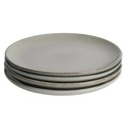 Oslo Coupe Stoneware Side Plate - Set of 4 - 20cm