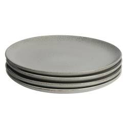 Oslo Coupe Stoneware Dinner Plate - Set of 4 - 28cm