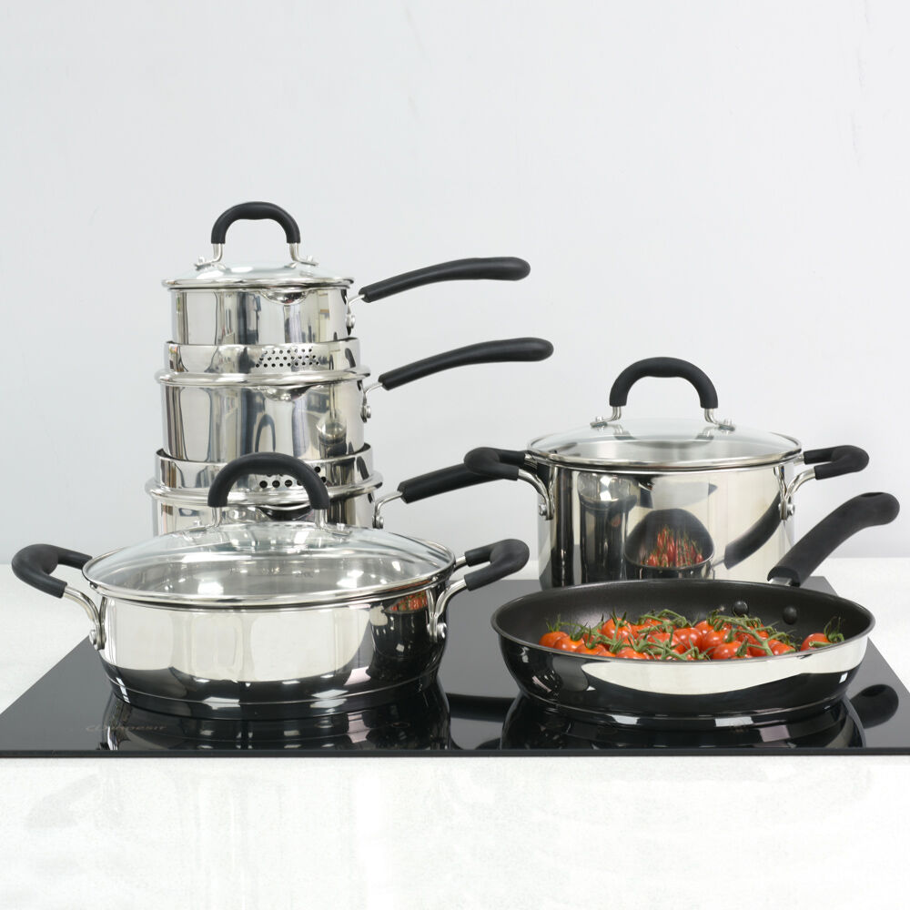 Gourmet Stainless Steel Cookware Set 