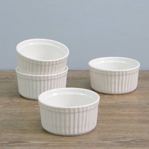 Porcelain Ramekin 4 Piece Set 10cm x 6cm Oven to Tableware from ProCook
