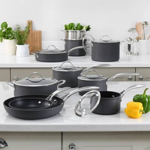 Professional Anodised Cookware Set 10 Piece
