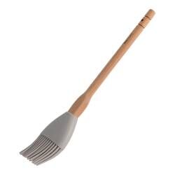 ProCook Silicone Wood Pastry Brush - Brown