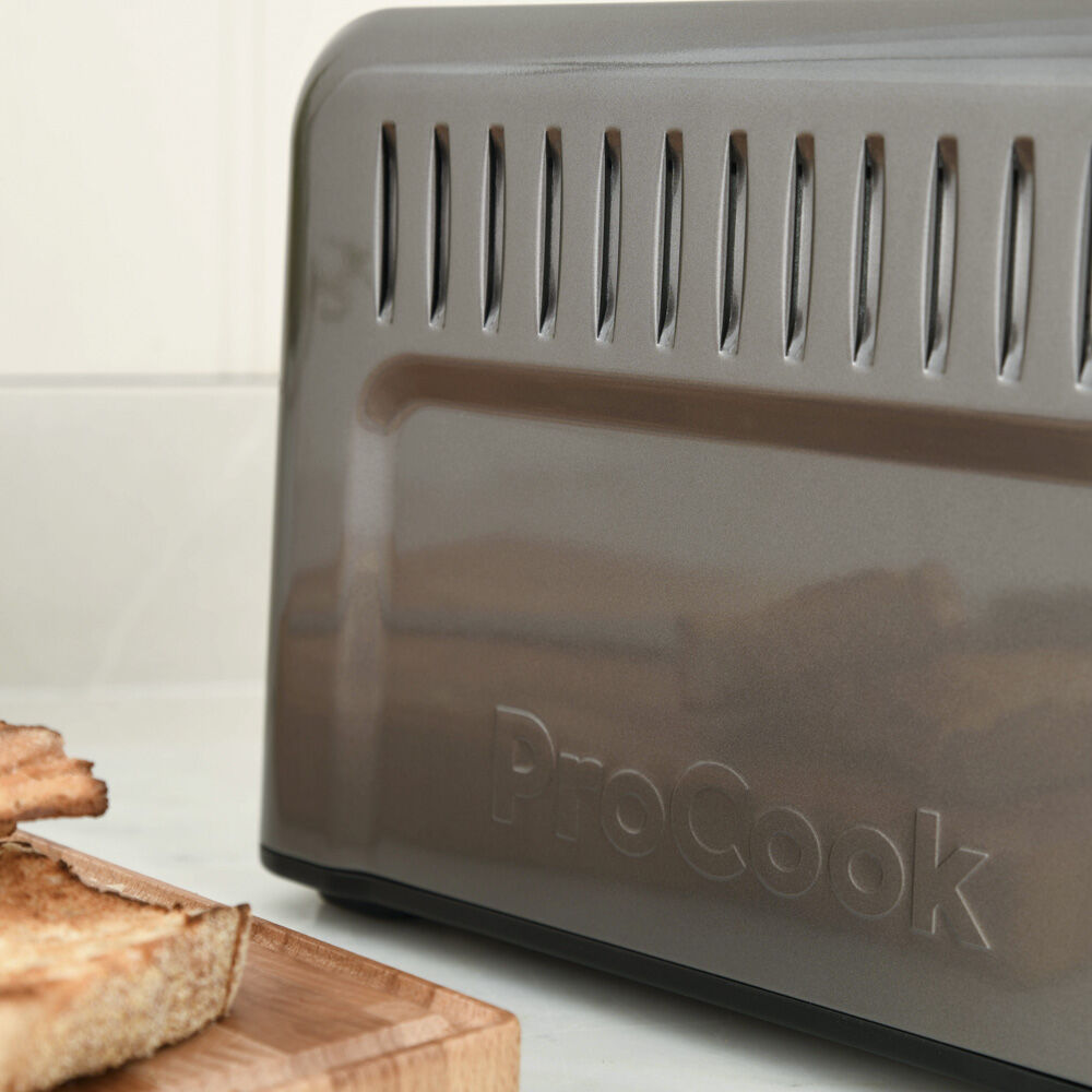 Gun Metal Toaster 2 Slice | Toasters from ProCook